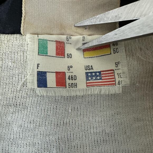 Vintage Ellesse Jacket Mens Large Black Red Reversible Anorak Zip Made Italy 90s - Picture 6 of 16